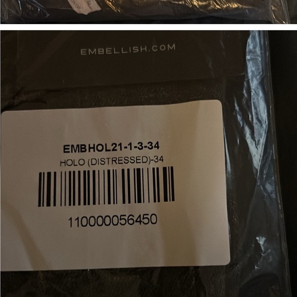 Three embellish jeans, all size 34 still in plastic brand new never opened - Picture 5 of 5